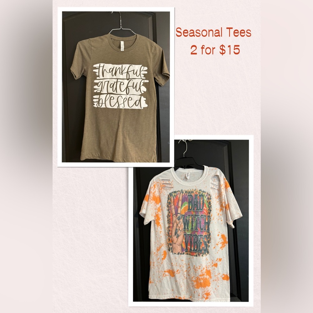 Fall Tees! Like new!